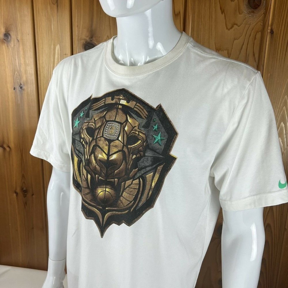 Nike Lebron James Gold Lion King #6 Gray Dri-Fit T-Shirt XL 575450 420 - Picture 3 of 11
